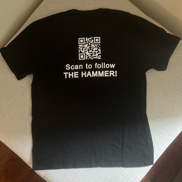 Men’s Large T-Shirt, The Hammer, keychain included - Picture 2 of 2
